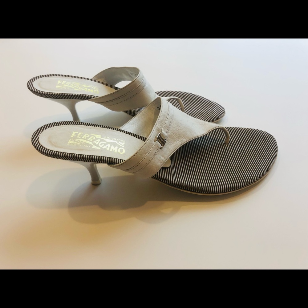 Salvatore Ferragamo Kitten Heels.  Size 9-9.5